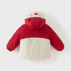 Dave&Bella Toddler Girls/Boys Winter Playful Animal-style Windproof Padded Hooded Coats
