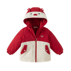 Dave&Bella Toddler Girls/Boys Winter Playful Animal-style Windproof Padded Hooded Coats