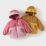 Dave&Bella Toddler Girls/Boys Playful Animal-style Windproof Warm Padded Hooded Coats