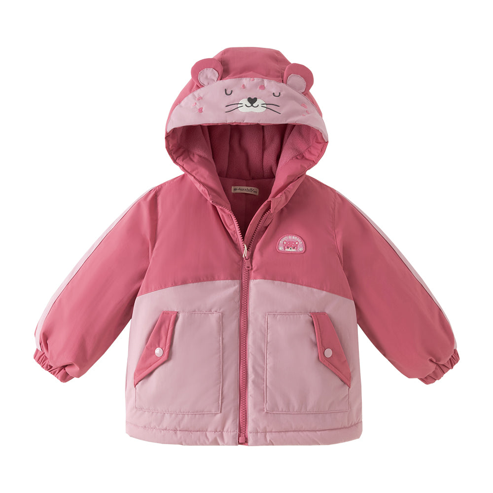 Dave&Bella Toddler Girls/Boys Playful Animal-style Windproof Warm Padded Hooded Coats