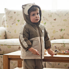 Dave&Bella Toddler Girls/Boys Playful Animal-style Windproof Warm Padded Hooded Coats