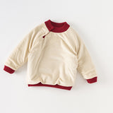 Dave&Bella Toddler Girls/Boys Christmas Red Cute Bear Cozy Plush-lined Sweaters Tops