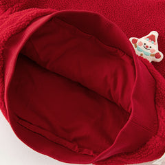 Dave&Bella Toddler Girls/Boys Red Warm Soft Sweatshirts Tops