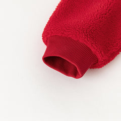 Dave&Bella Toddler Girls/Boys Red Warm Soft Sweatshirts Tops