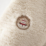 Dave&Bella Toddler Girls Casual Beige Outwear Hooded Plush Padded Cozy Coats
