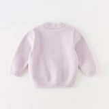 Dave&Bella Toddler Girls/Boys Soft Cute Animal Jacquard Chenille Sweater Tops