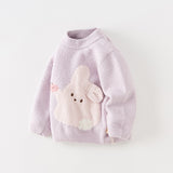 Dave&Bella Toddler Girls/Boys Soft Cute Animal Jacquard Chenille Sweater Tops