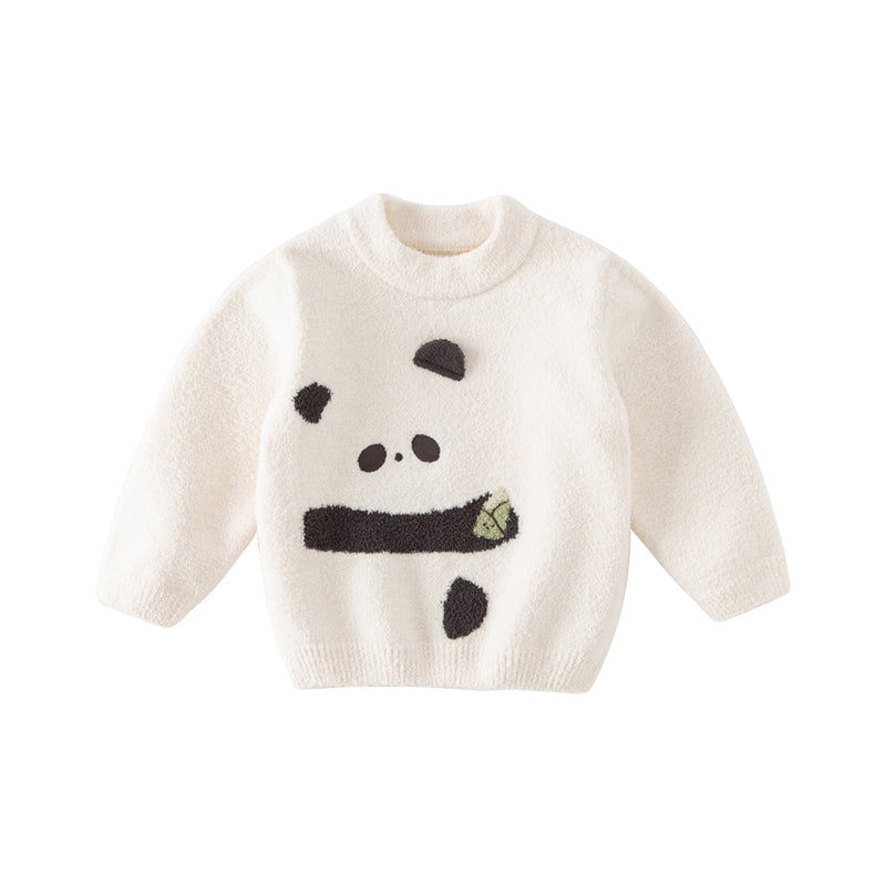 Dave&Bella Toddler Girls/Boys Soft Cute Animal Jacquard Chenille Sweater Tops