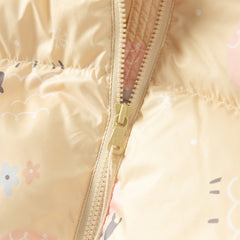 Dave&Bella Toddler Girls/Boys Autumn Animal Print Windproof Outwear Hooded Down Coats