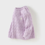 Dave&Bella Kids Girls/Boys Elegant Multi-color Versatile Classic Sweaters