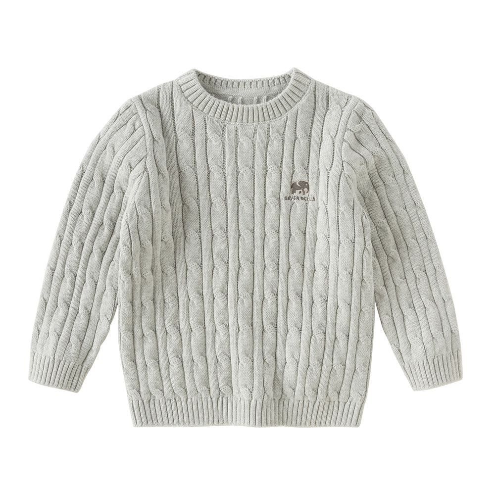 Dave&Bella Kids Girls/Boys Elegant Multi-color Versatile Classic Sweaters
