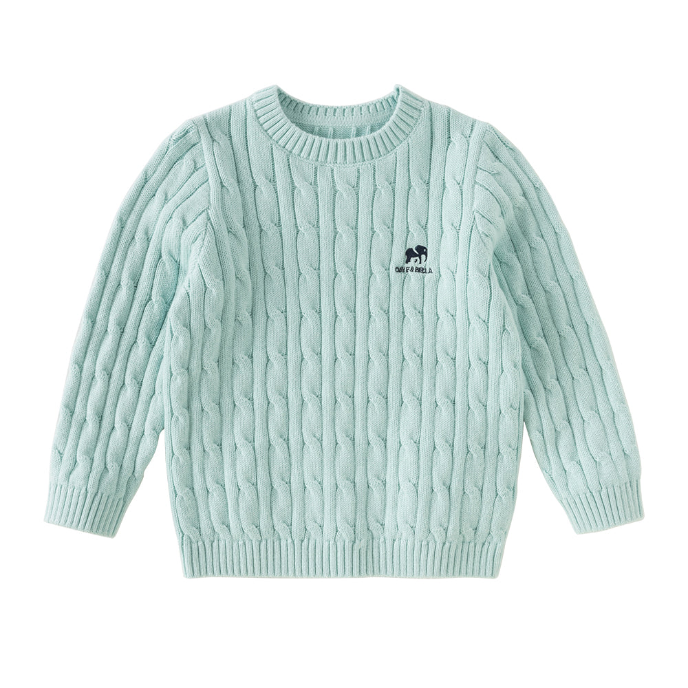 Dave&Bella Kids Girls/Boys Elegant Multi-color Versatile Classic Sweaters