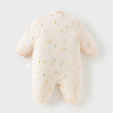 Dave&Bella Newborn Girls/Boys Print Turtle Comfortable Indoor Padded Rompers