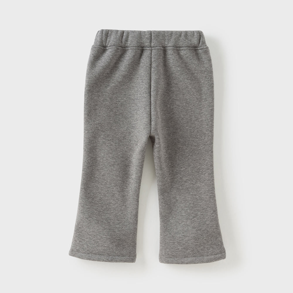 Dave&Bella Toddler Girls Grey Cartoon Bear Sweatpants