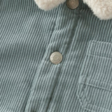 Dave&Bella Toddler Boys Sky Blue Turtle Outwear Plush-lined Padded Coats (Copy)-1