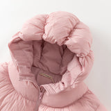 Dave&Bella Toddler Girls Winter Adorable Outdoor Windproof Outwear Hooded Down Coats