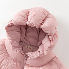 Dave&Bella Toddler Girls Winter Adorable Outdoor Windproof Outwear Hooded Down Coats