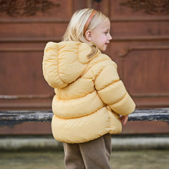 Dave&Bella Toddler Girls Winter Adorable Outdoor Windproof Outwear Hooded Down Coats