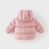 Dave&Bella Toddler Girls Winter Adorable Outdoor Windproof Outwear Hooded Down Coats