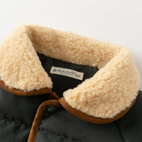 Dave&Bella Toddler Boys Winter Camel Brown/Dark Grey Outdoor Outwear Cozy Down Coats (Copy)-1