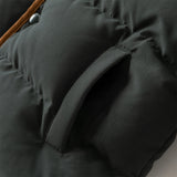 Dave&Bella Toddler Boys Winter Camel Brown/Dark Grey Outdoor Outwear Cozy Down Coats (Copy)-1