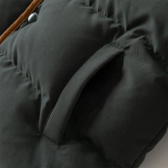 Dave&Bella Toddler Boys Winter Dark Grey Outdoor Outwear Cozy Down Coats