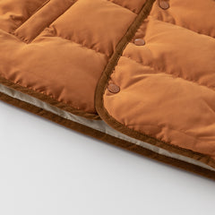Dave&Bella Toddler Boys Winter Camel Brown/Dark Grey Outdoor Outwear Cozy Down Coats