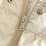 Dave&Bella Toddler Girls Winter Adorable Champagne Cozy Hooded Down Coats(wallet bag)