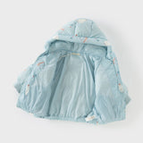 Dave&Bella Toddler Girls/Boys Winter Playful Print Outwear Lightweight Cozy Down Coats