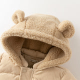 Dave&Bella Toddler Boys/Girls Winter Outdoor Windproof Hooded Cozy Down Coats