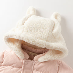 Dave&Bella Toddler Boys/Girls Winter Outdoor Windproof Hooded Cozy Down Coats