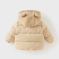Dave&Bella Toddler Boys/Girls Winter Outdoor Windproof Hooded Cozy Down Coats