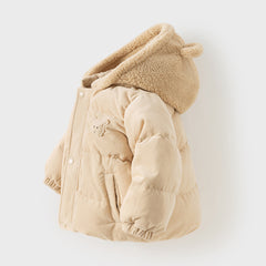 Dave&Bella Toddler Boys/Girls Winter Outdoor Windproof Hooded Cozy Down Coats