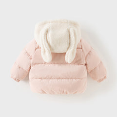 Dave&Bella Toddler Boys/Girls Winter Outdoor Windproof Hooded Cozy Down Coats