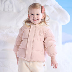 Dave&Bella Toddler Boys/Girls Winter Outdoor Windproof Hooded Cozy Down Coats