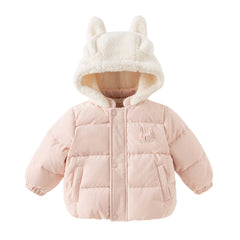 Dave&Bella Toddler Boys/Girls Winter Outdoor Windproof Hooded Cozy Down Coats