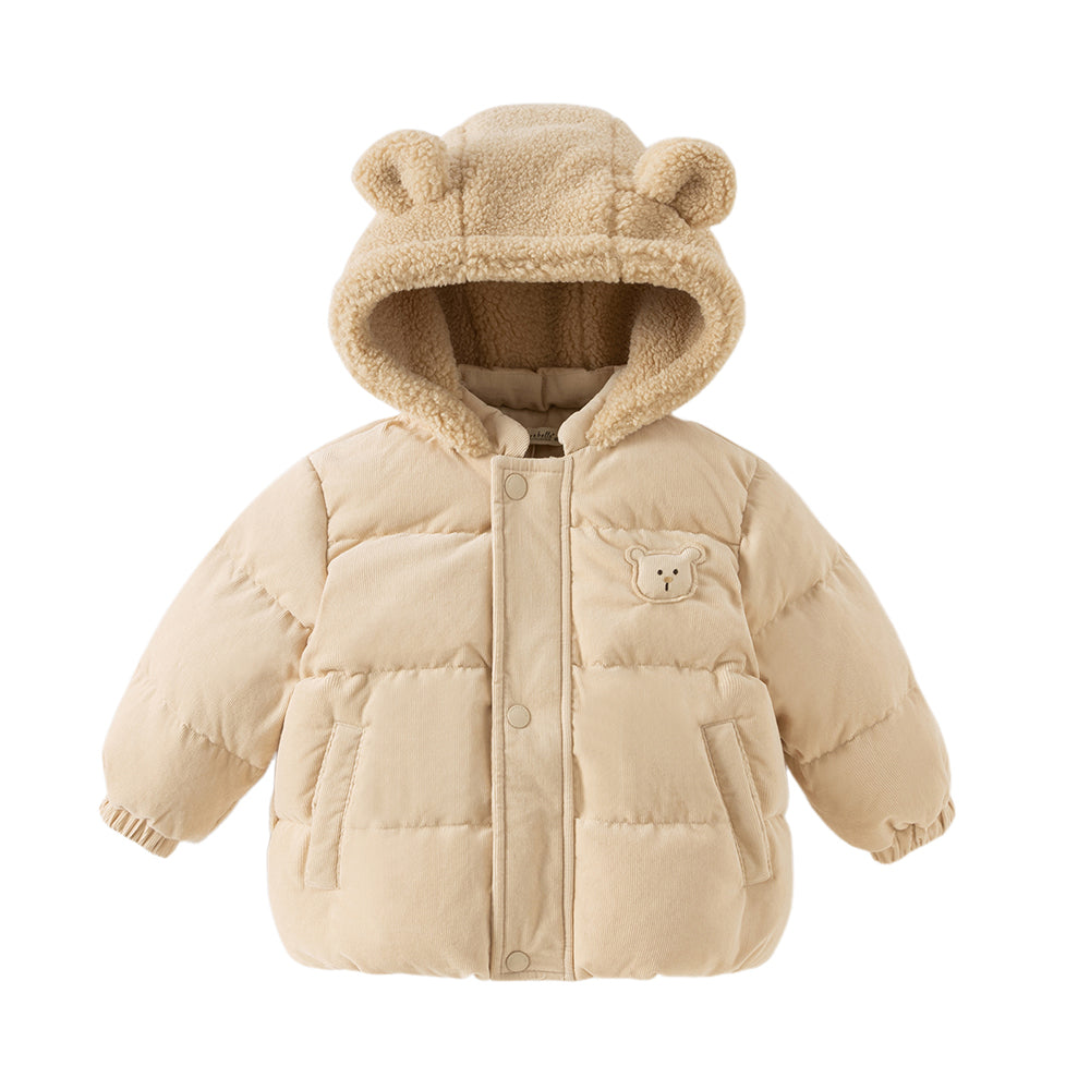 Dave&Bella Toddler Boys/Girls Winter Outdoor Windproof Hooded Cozy Down Coats