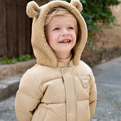 Dave&Bella Toddler Boys/Girls Winter Outdoor Windproof Hooded Cozy Down Coats