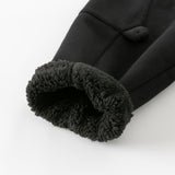 Dave&Bella Toddler Girls/Boys Pink/Black Knit Padded Pants