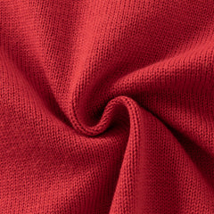 Dave&Bella Toddler Girls/Boys Red Christmas-tree Decorations Soft Sweaters Tops