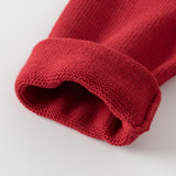 Dave&Bella Toddler Girls/Boys Red Christmas-tree Decorations Soft Sweaters Tops