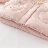 Dave&Bella Toddler Girls Winter Cute Rabbit-shaped Outdoor Windproof Hooded Down Coat