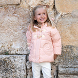 Dave&Bella Toddler Girls Winter Cute Rabbit-shaped Outdoor Windproof Hooded Down Coat