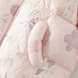 Dave&Bella Toddler Girls/Boys Winter Versatile Print Windproof Outwear Hooded Down Coats