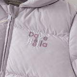 Dave&Bella Toddler Girls/Boys Winter Versatile Print Windproof Outwear Hooded Down Coats