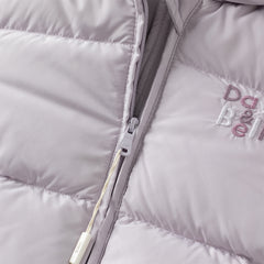 Dave&Bella Toddler Girls/Boys Winter Versatile Print Windproof Outwear Hooded Down Coats