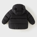 Dave&Bella Toddler Girls/Boys Winter Versatile Print Windproof Outwear Hooded Down Coats