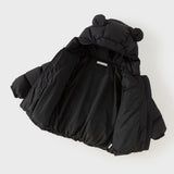 Dave&Bella Toddler Girls/Boys Winter Versatile Print Windproof Outwear Hooded Down Coats