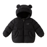 Dave&Bella Toddler Girls/Boys Winter Versatile Print Windproof Outwear Hooded Down Coats
