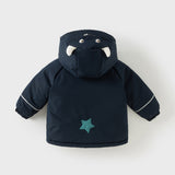 Dave&Bella Toddler Girls/Boys Warm Animal-style Outwear Hooded Fleece Padded Coats
